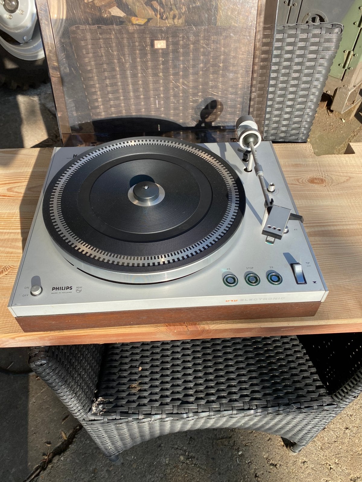 Platenspeler, Philips, Tourne-disque, Enlèvement, Automatique