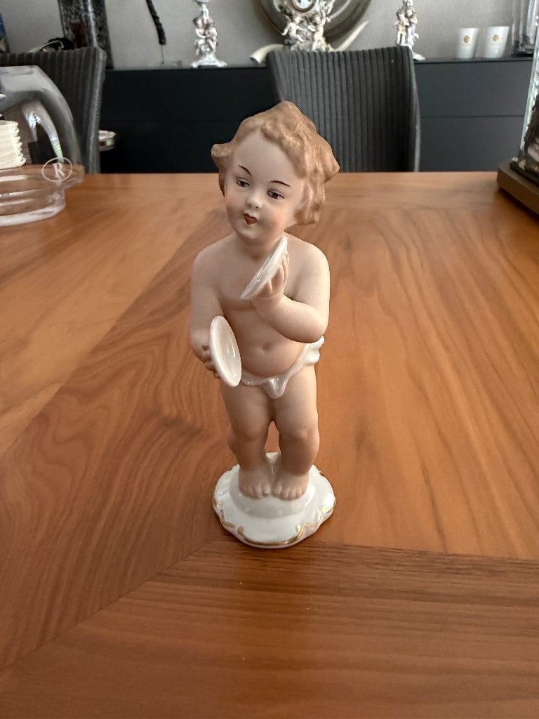 Putto beeldje Wallendorf, Enlèvement ou Envoi, Comme neuf