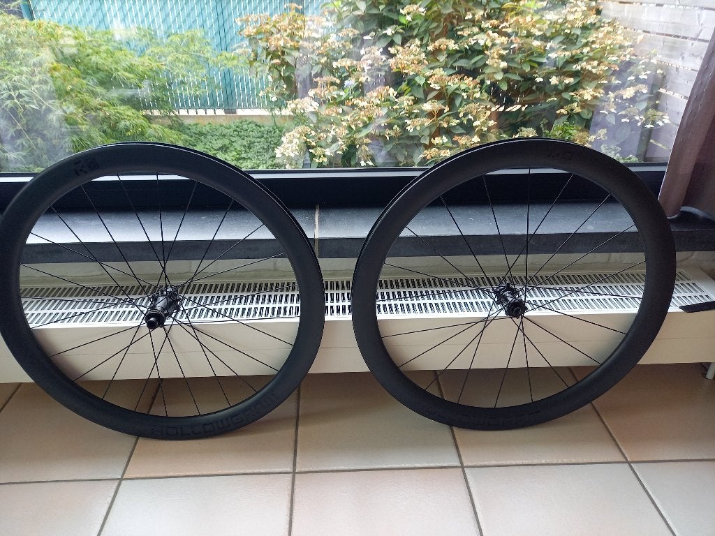 Carbon wielen - Hollowgram RS 50, Vélos & Vélomoteurs, Enlèvement ou Envoi, Comme neuf, Hollowgram, Carbone