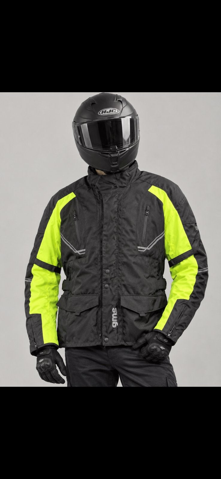GMS , 12Xl , zwart fluo geel, Ophalen of Verzenden, Nieuw zonder kaartje, Heren, Jas | textiel