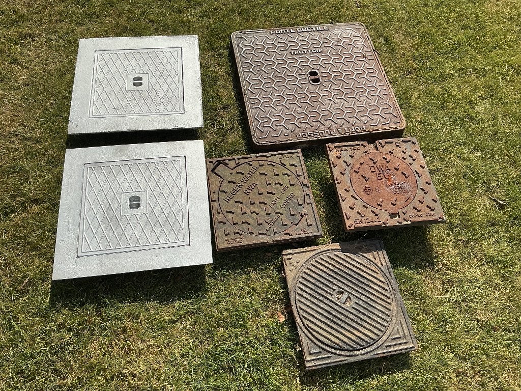 Putdeksels, Doe-het-zelf en Bouw, Buizen en Afvoer, Ophalen, Aluminium