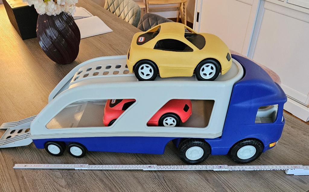 Speelgoed vrachtwagen met auto's, Enlèvement, Utilisé