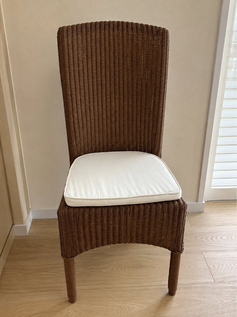 4 Eetkamerstoelen Lloyd Loom, Ophalen