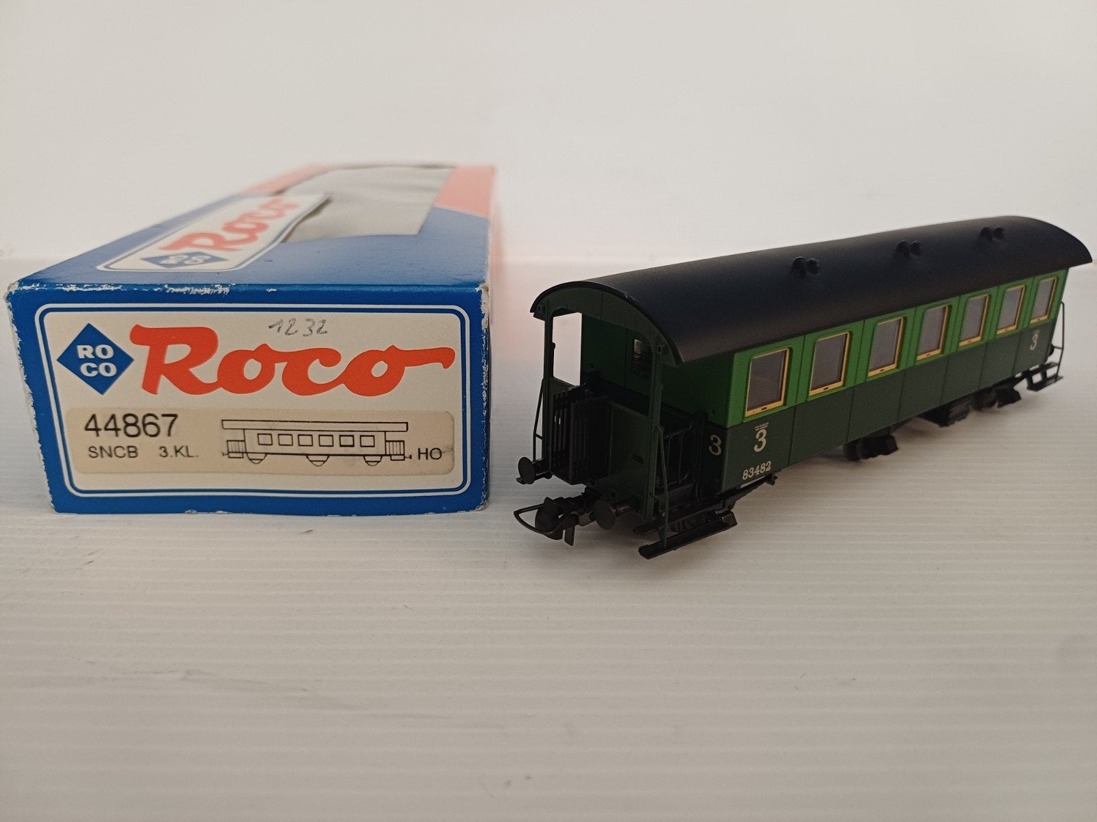 Roco NMBS donderbus, Gelijkstroom, Wagon, Ophalen of Verzenden, Zo goed als nieuw