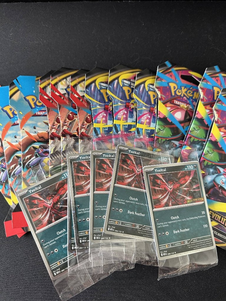 Boosters à manches Mega Evolution + promo Yveltal, Hobby & Loisirs créatifs, Enlèvement ou Envoi, Neuf, Booster