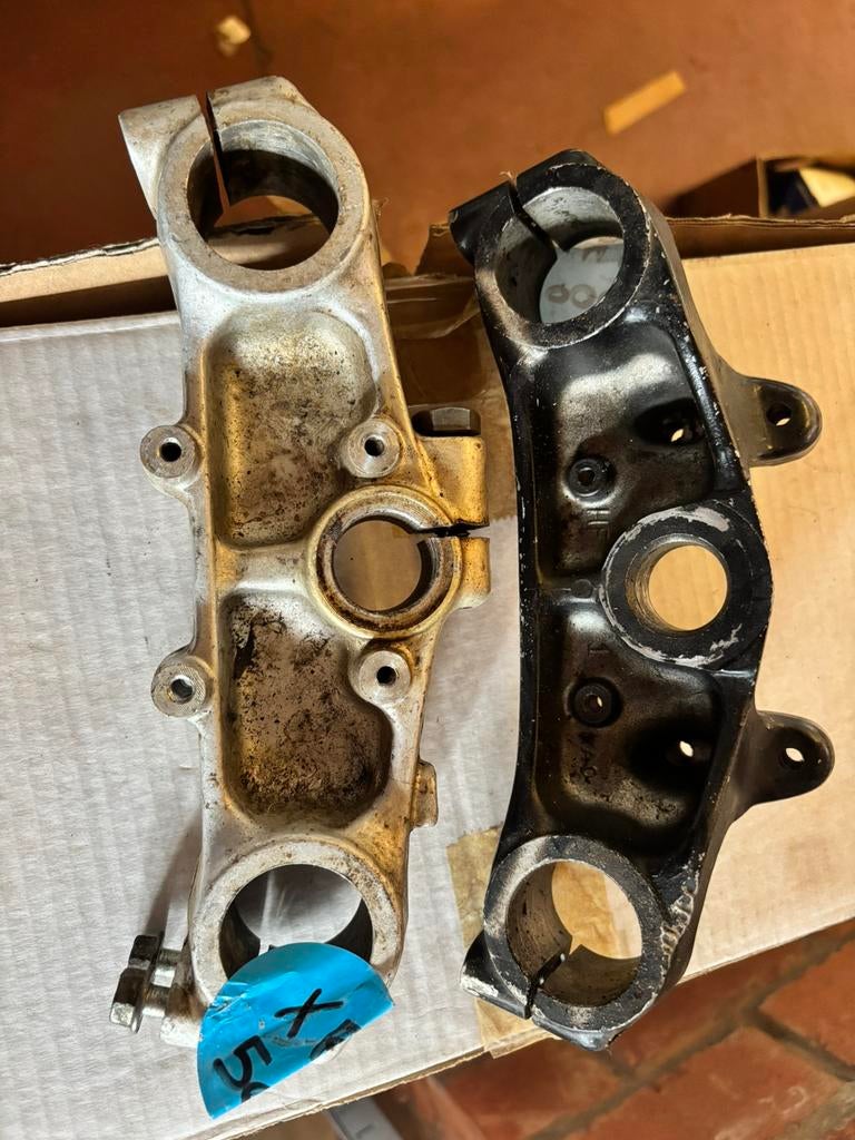 Honda XR 500 : pieces de te de fourche, Motos, Enlèvement ou Envoi, Utilisé