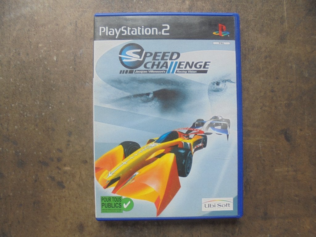 Speed Challenge Jacques Villeneuve voor PS2 (zie foto's), Gebruikt, 1 speler, Racen en Vliegen, Ophalen of Verzenden
