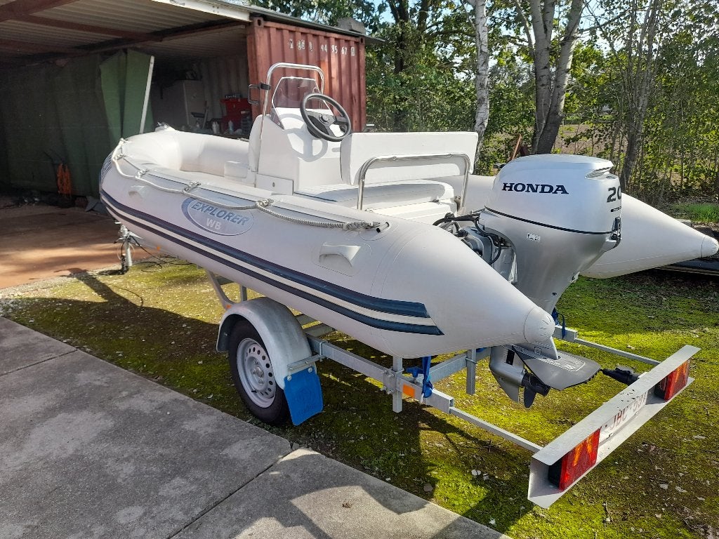 Zodiac Bombard Explorer, Watersport en Boten, Brandstoftank, Ophalen, Polyester/glasvezel, Zodiac