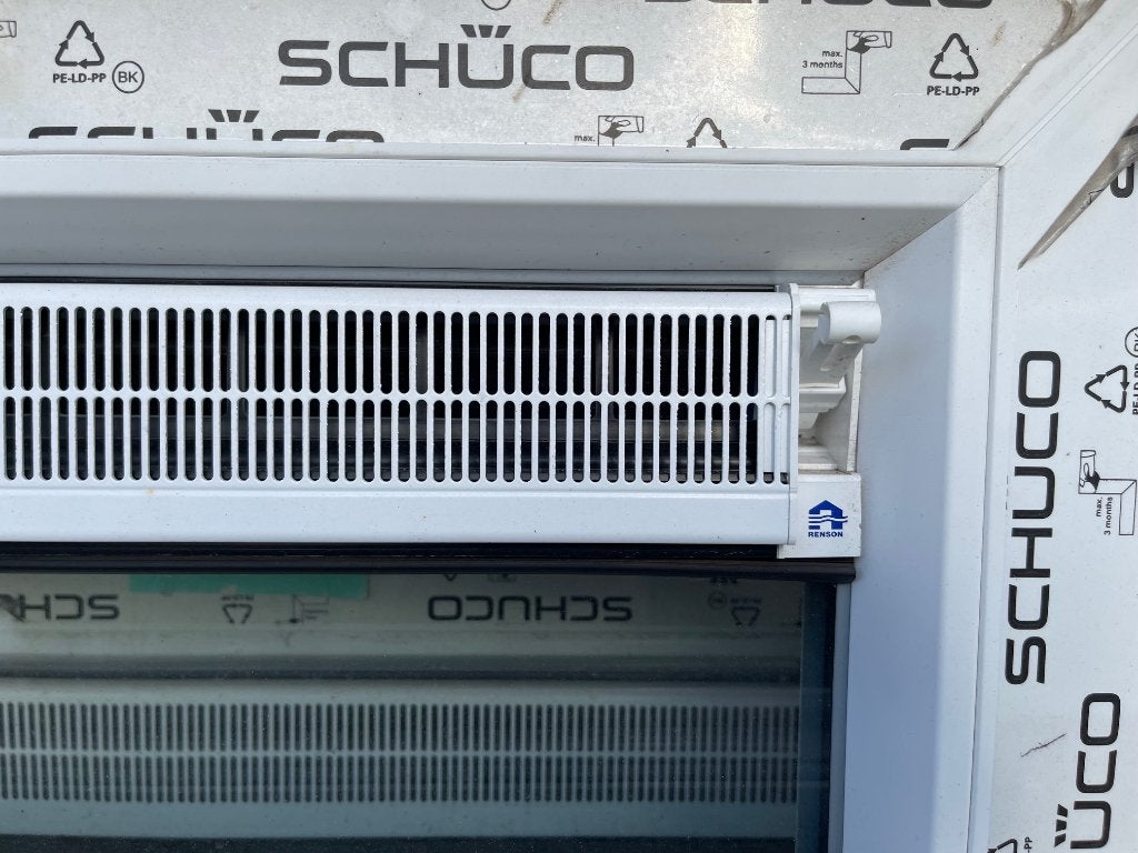 Nouvelles fenêtres en PVC SCHÜCO, Bricolage & Construction, Enlèvement ou Envoi, Neuf, Double vitrage