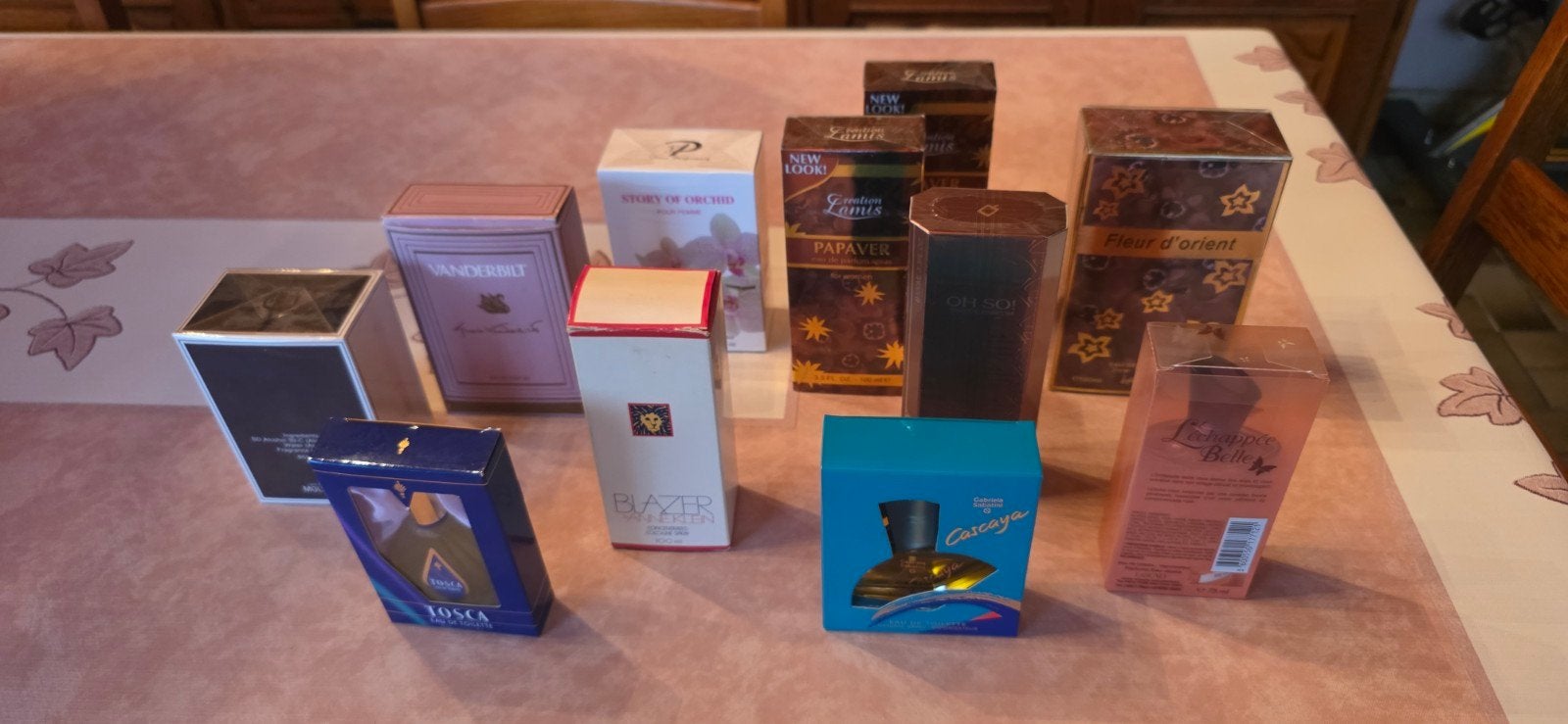 Partij parfums, Ophalen