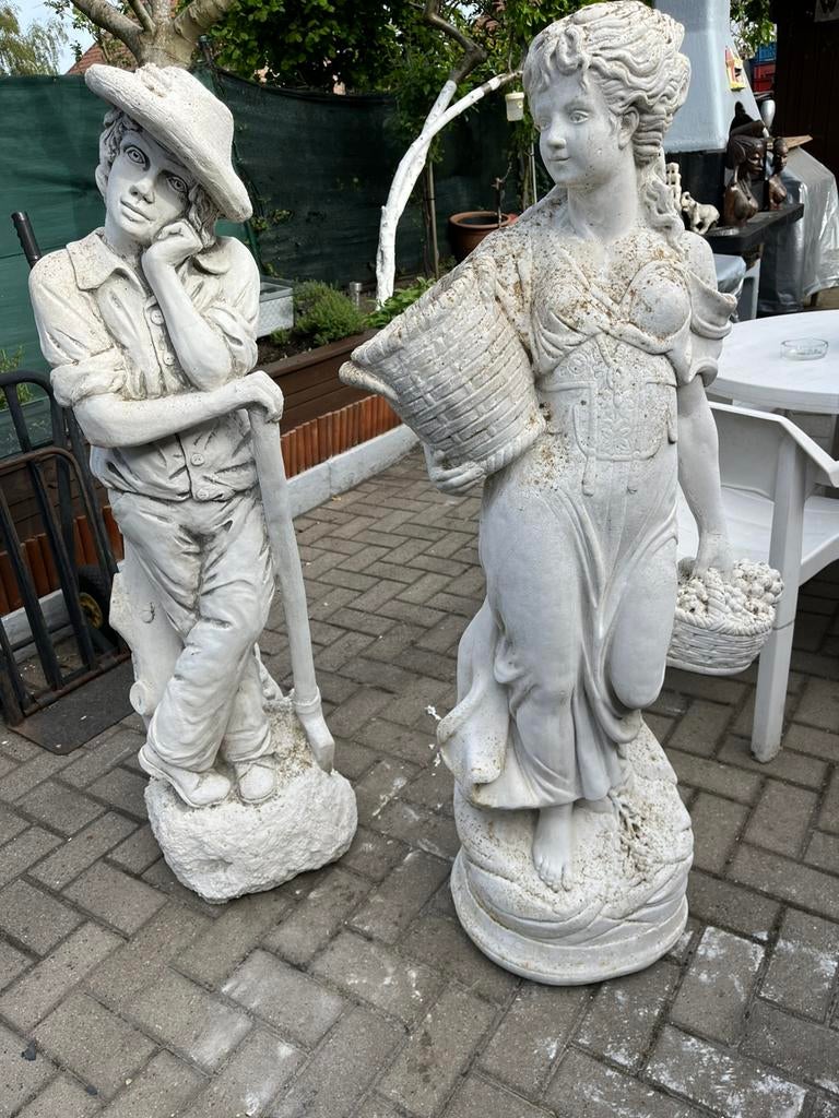 Tuinbeelden, Tuin en Terras, Tuinbeelden, Zo goed als nieuw, Beton, Ophalen