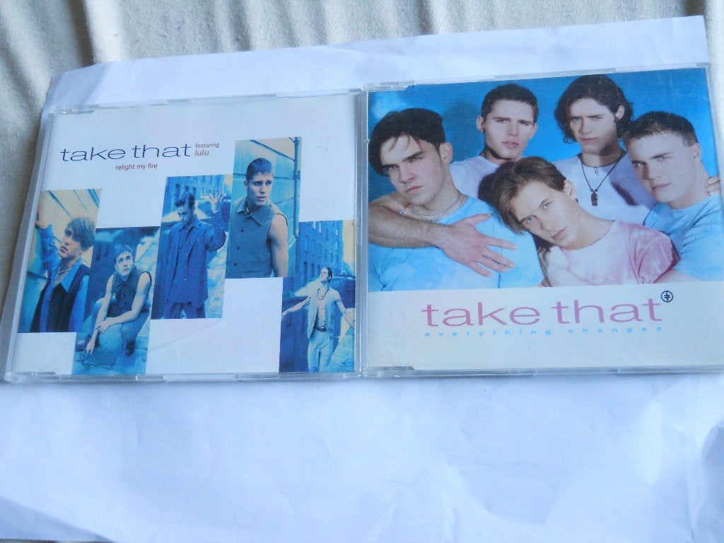 2 SINGLES EN MAXI CD - TAKE THAT, CD & DVD, Enlèvement ou Envoi, Comme neuf, Pop, Premier pressage