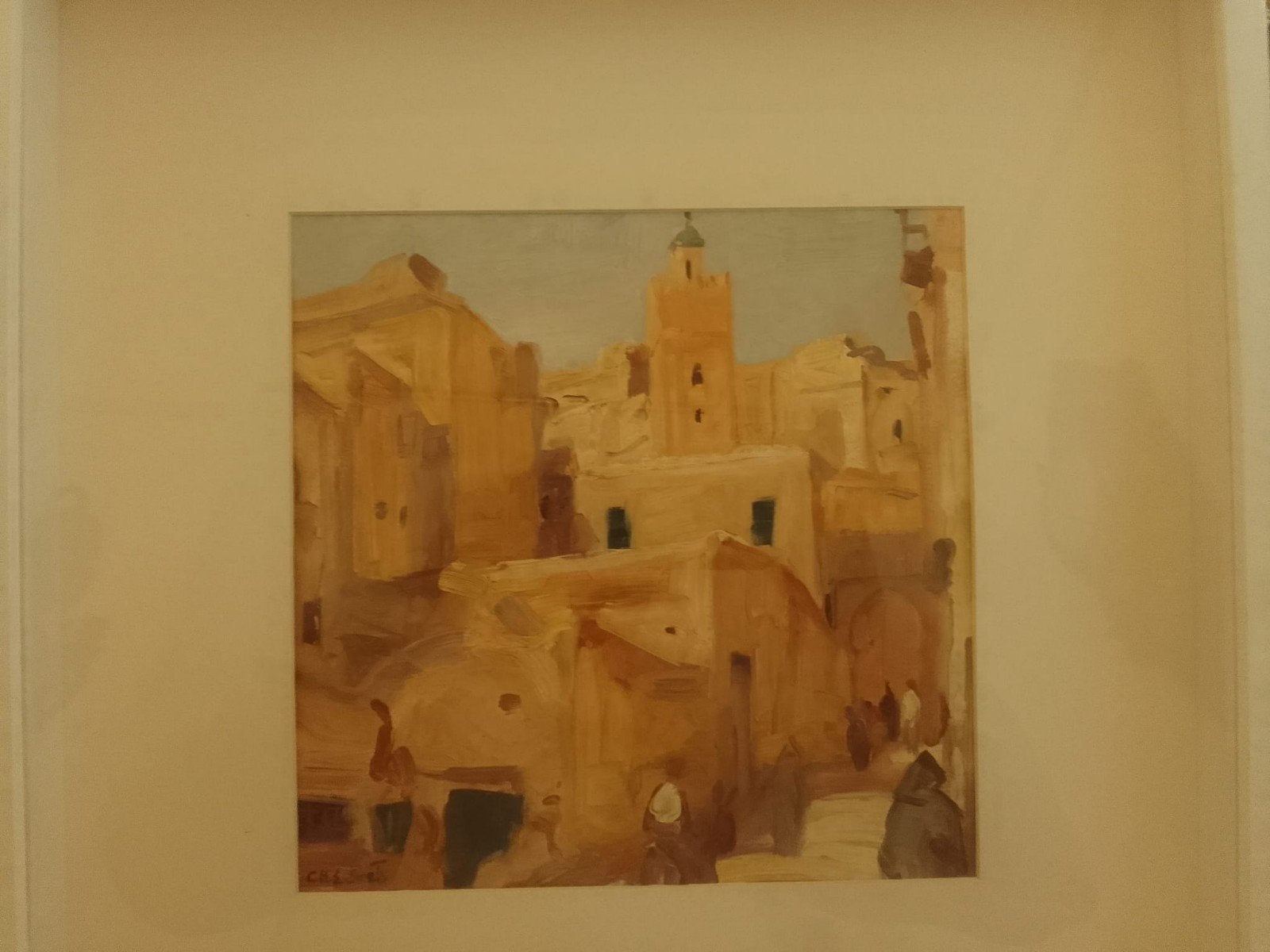 Olieverf op doek van Charles Ernest Smets, Ophalen