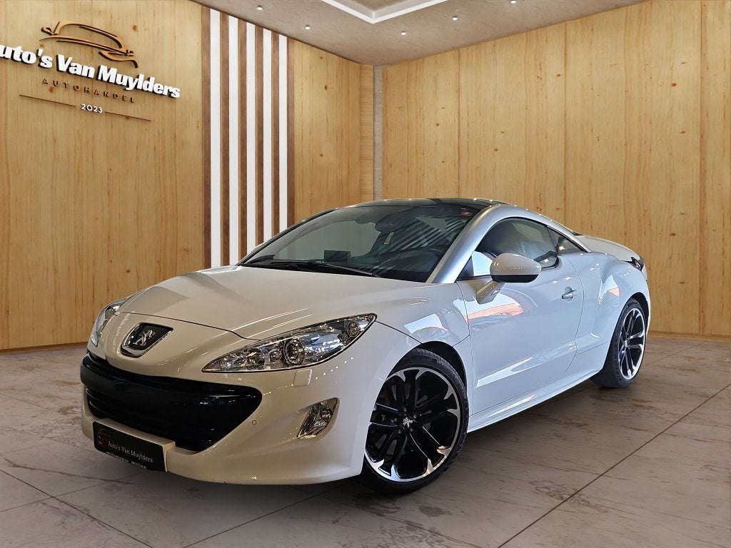 Peugeot RCZ 1.6 THP 200 PK – Slechts 54.200 km – 1e Eigenaar, Voorwielaandrijving, Zwart, 4 cilinders, Wit