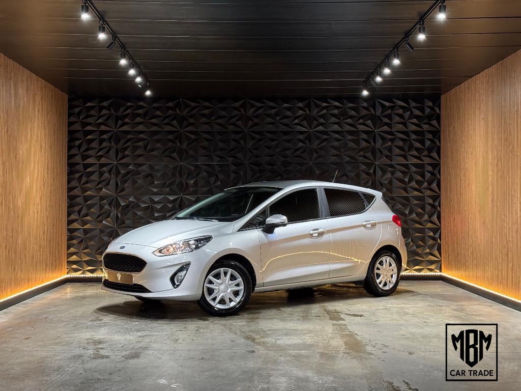 ✅ Ford Fiesta  1.1i GARANTIE 1.Eig LaneAssist Parksens Airco, Argent ou Gris, Achat, Entreprise, Noir