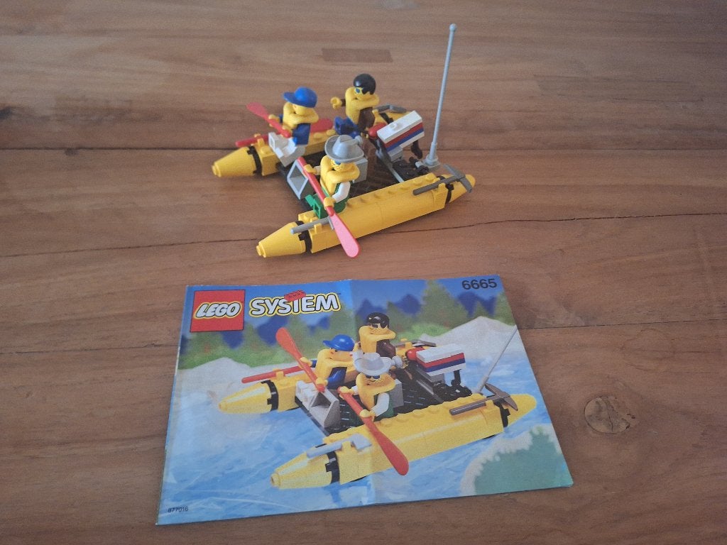 lego town raft 6665, Enlèvement ou Envoi, Lego, Ensemble complet, Utilisé