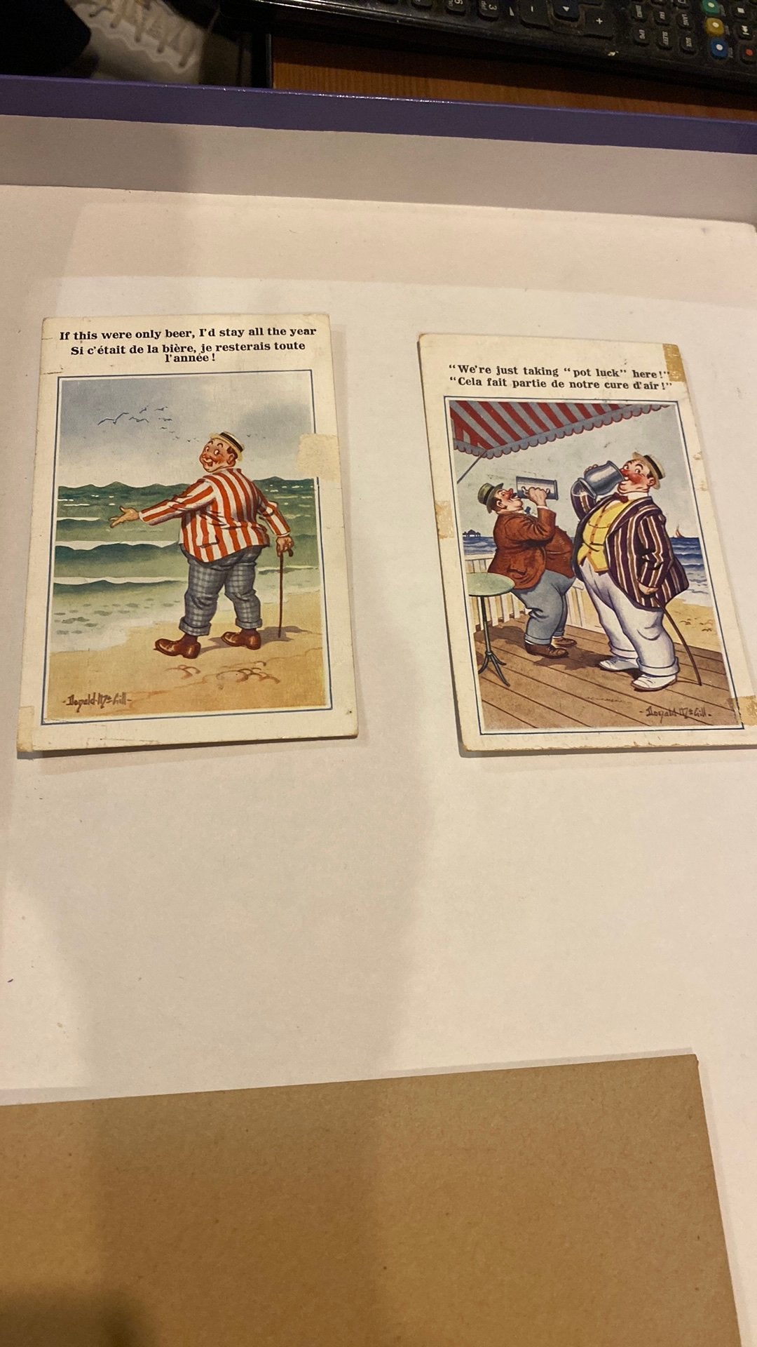 Cartes postales anciennes, Autre technique, Édition limitée, Personnages et figures fantastiques, Enlèvement