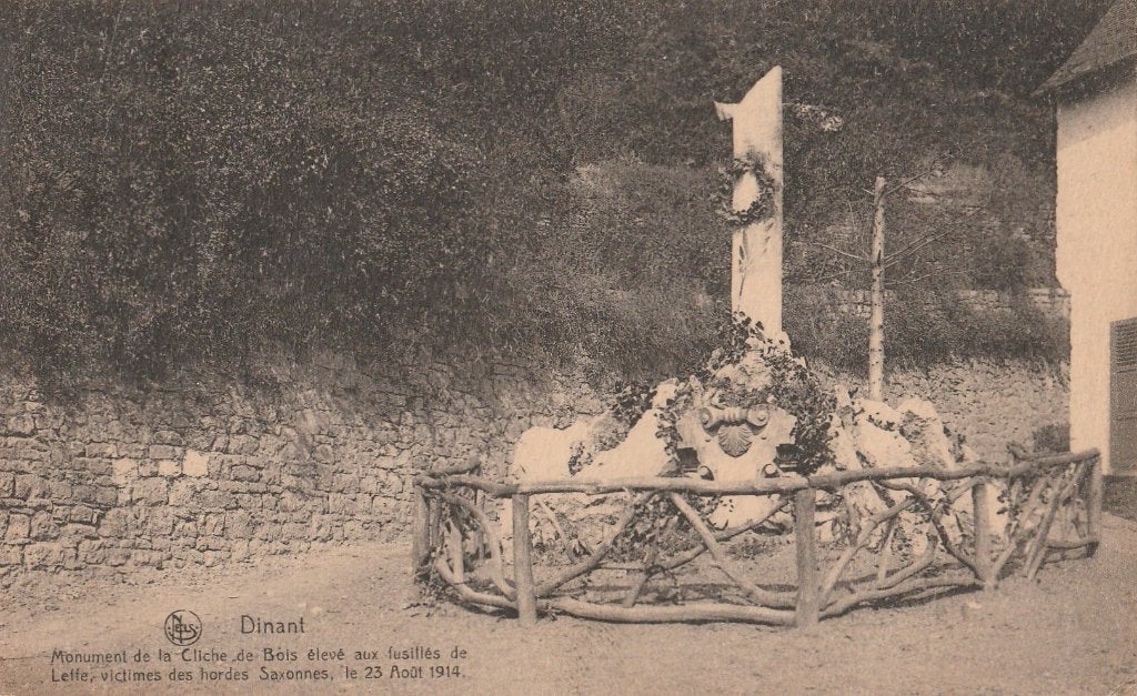 DINANT -  Monument La Cliche de Bois 1914  + 100 Jaar oud !, Collections, Cartes postales | Belgique, Envoi, 1920 à 1940, Affranchie