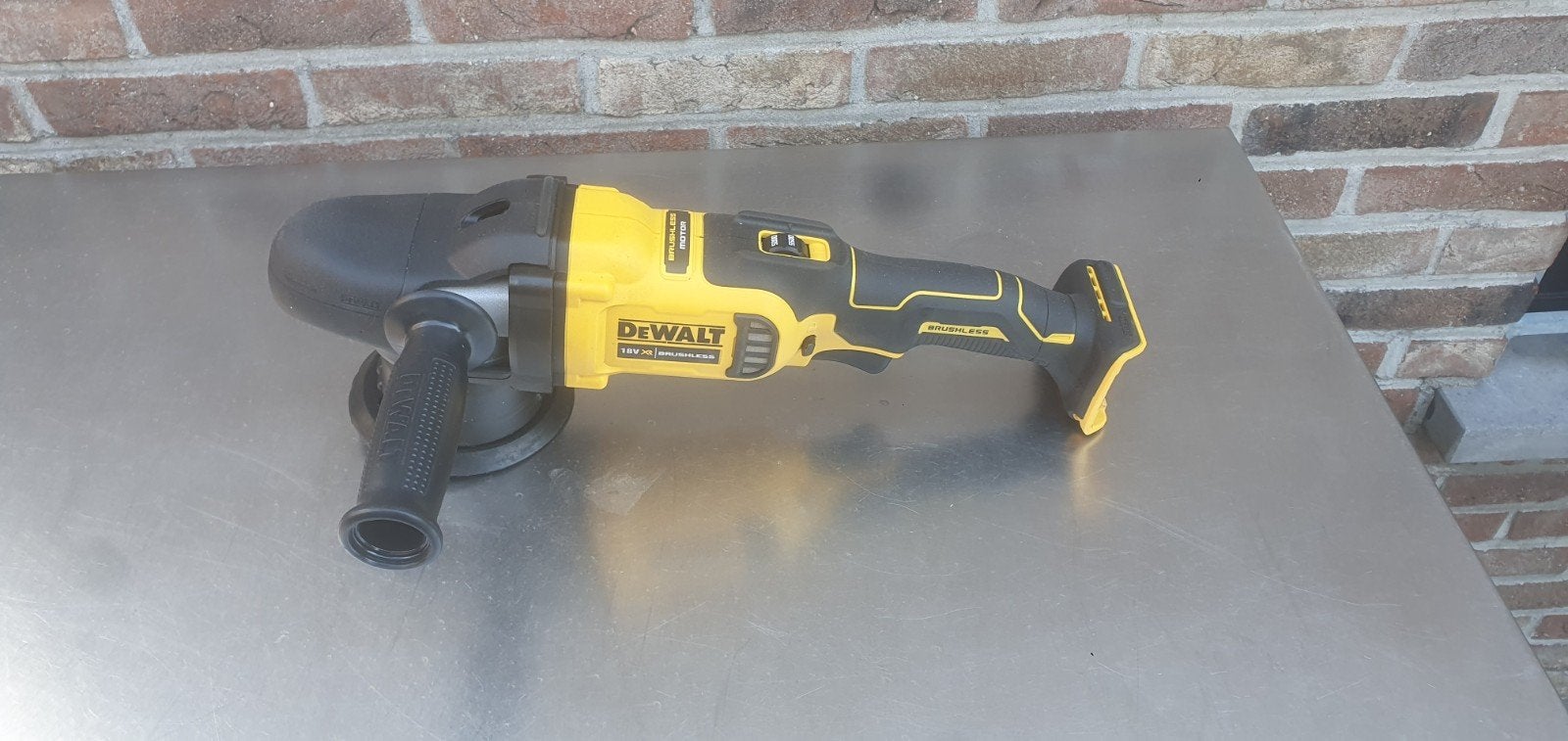Dewalt accu-polijstmachine excentrische, Doe-het-zelf en Bouw, Gereedschap | Machine-onderdelen en Toebehoren, Ophalen, Zo goed als nieuw