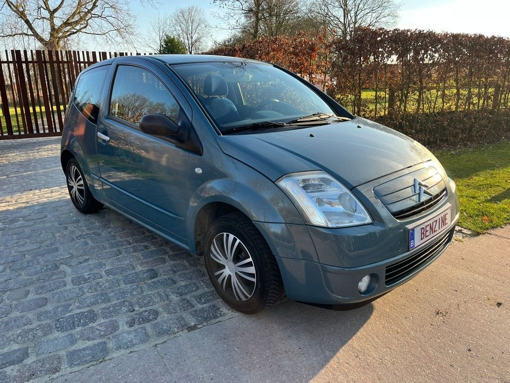 Citroën C2 1.4i / 193.454 km / benzine, Autos, Argent ou Gris, Achat, Entreprise, Boîte manuelle
