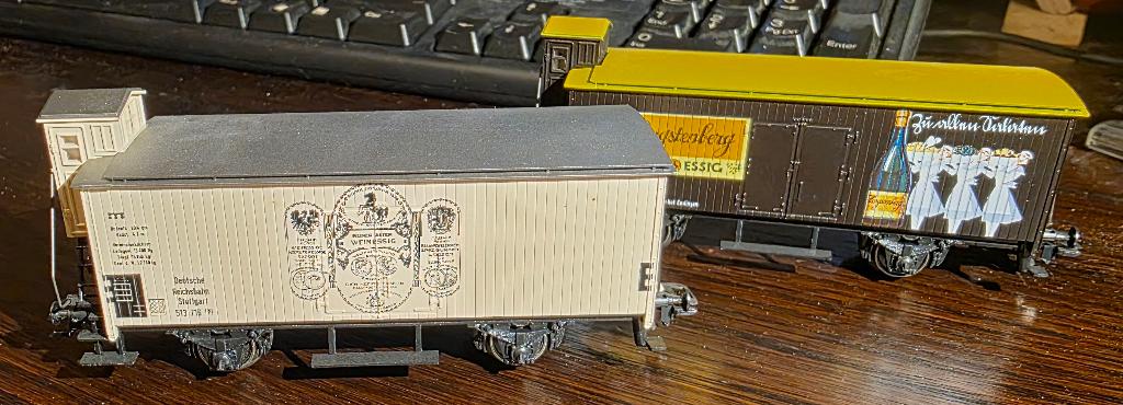 3460. Coffret de wagons couverts avec guérite H0 Märklin., Hobby & Loisirs créatifs, Enlèvement ou Envoi, Comme neuf, Wagon, Märklin