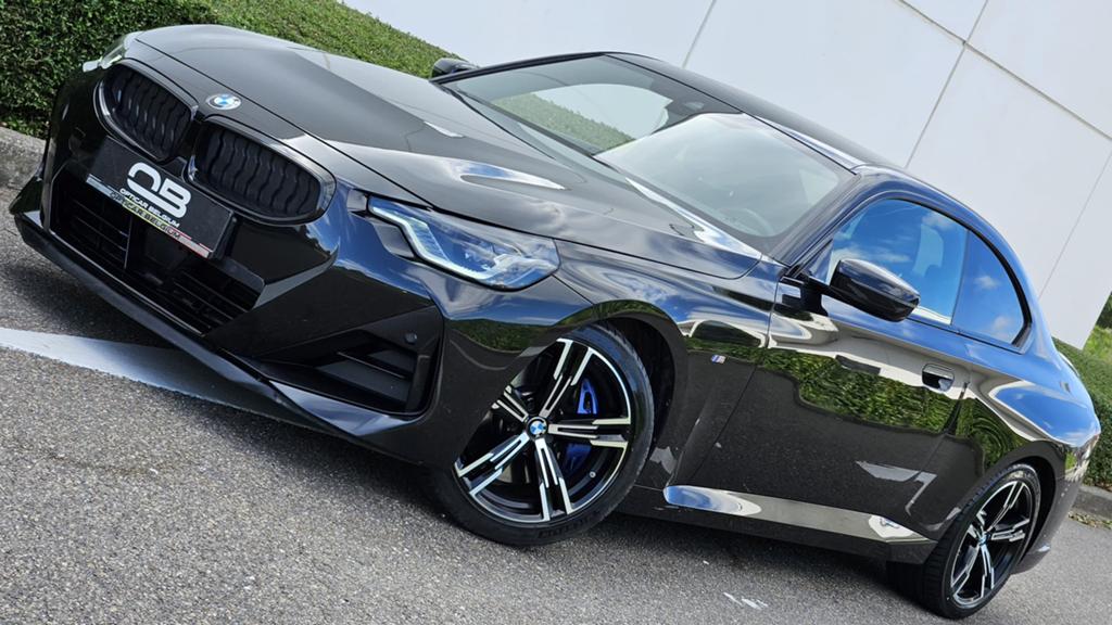 *** Bmw 218i Coupé M - 30 000 km - 10/2023 - Garantie ***, Autos, Cuir et Alcantara, Euro 6, Entreprise, Garantie prolongée