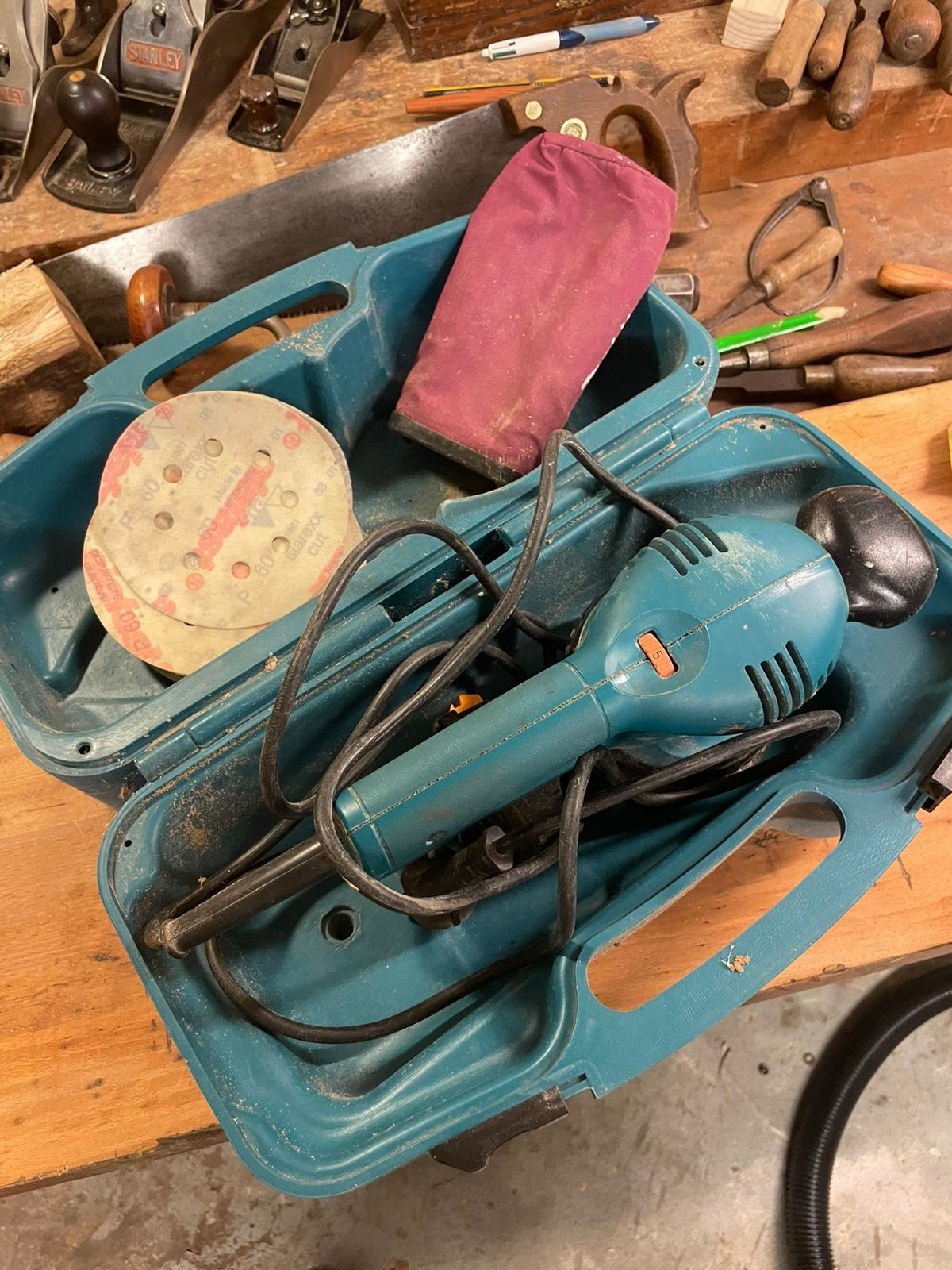 Makita schuurmachine Made in USA, Ophalen of Verzenden, Gebruikt