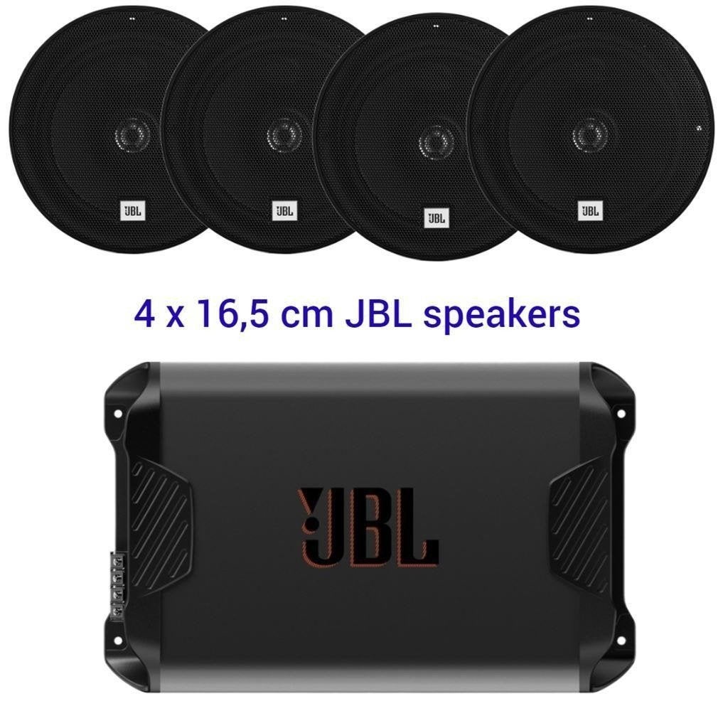 JBL Concert A704 versterker met 4 x 16,5 cm JBL speakers, Ophalen of Verzenden, Nieuw