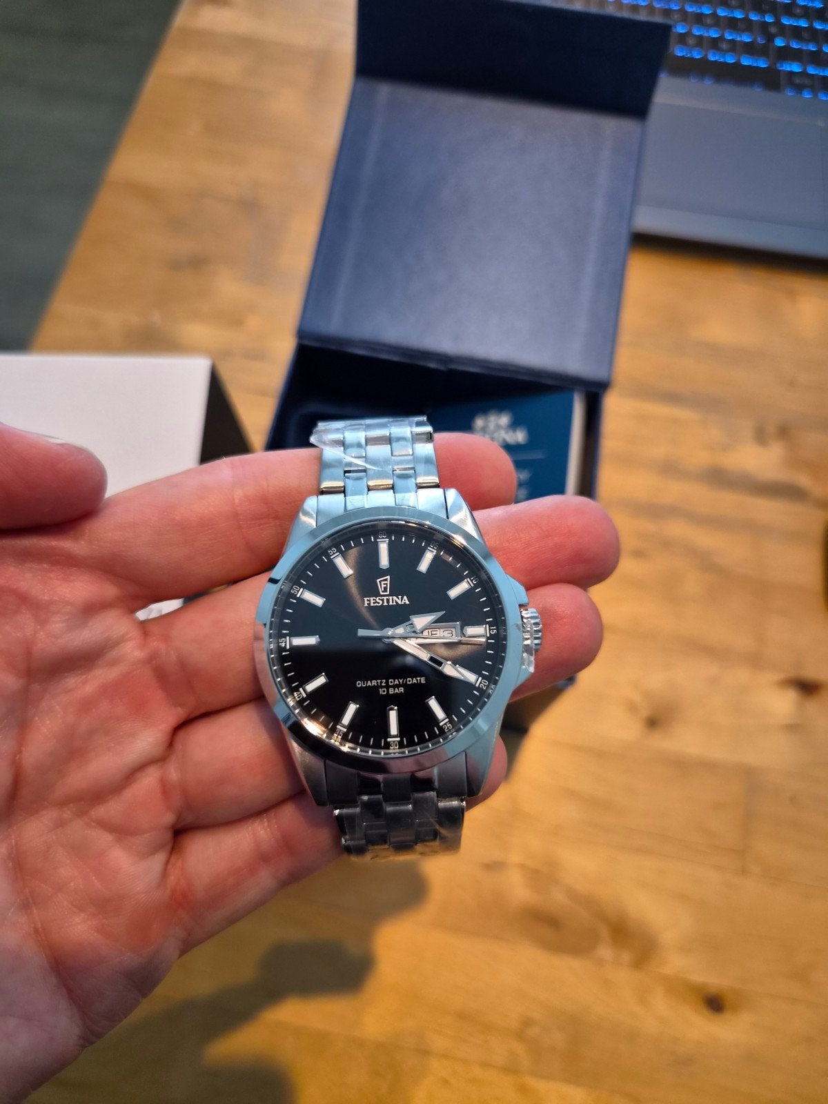 Festina 41mm NEW, Handtassen en Accessoires, Horloges | Heren, Overige merken, Staal, Polshorloge, Nieuw