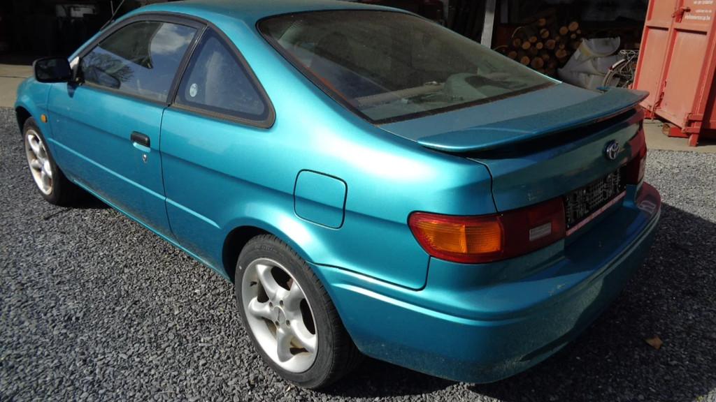 Toyota Paseo (bj 1999), Auto's, Multifunctioneel stuurwiel, Blauw, Handgeschakeld, 90 pk