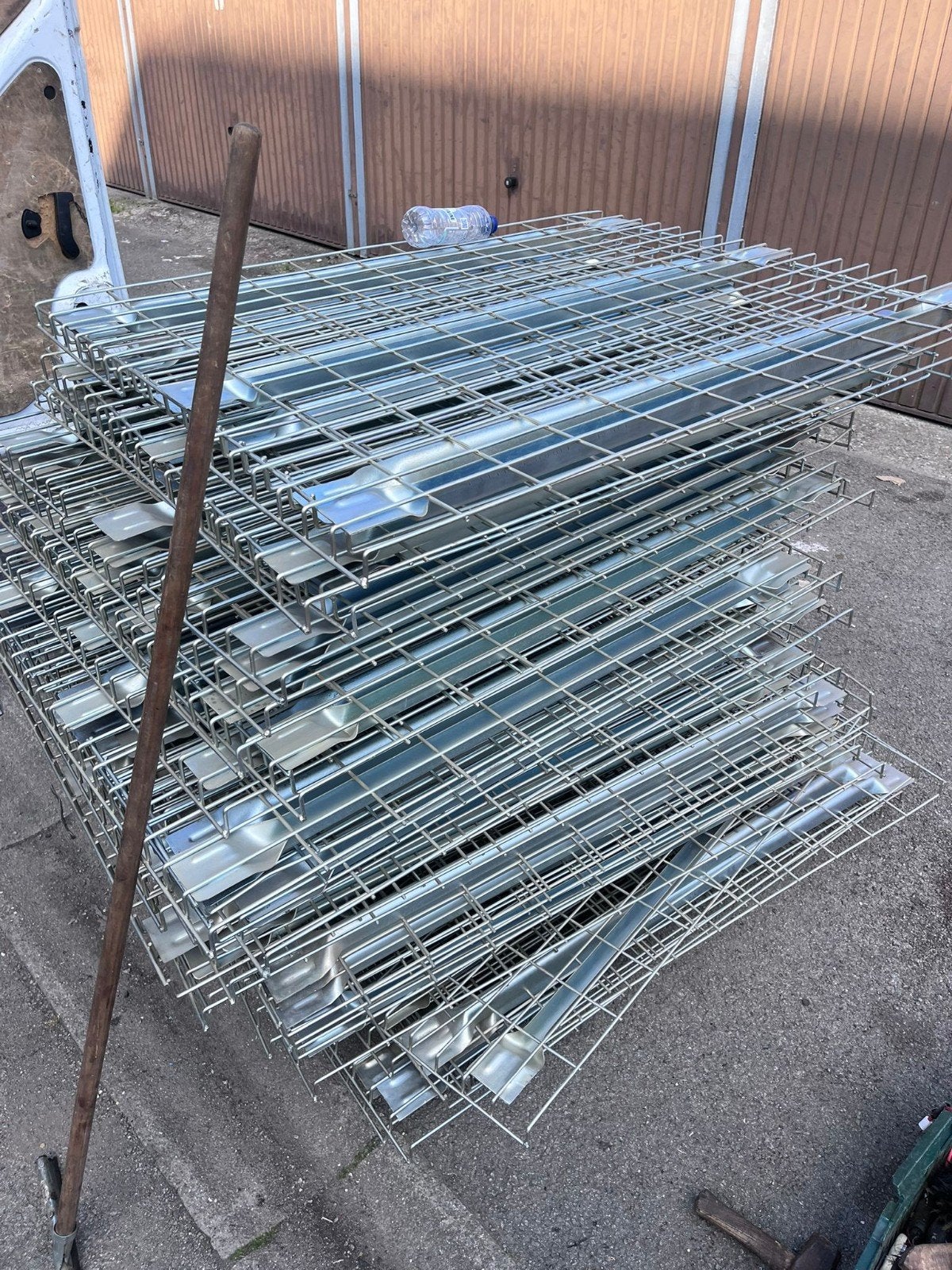 ​35 Platelages grillagés pour rack de stockage, Enlèvement