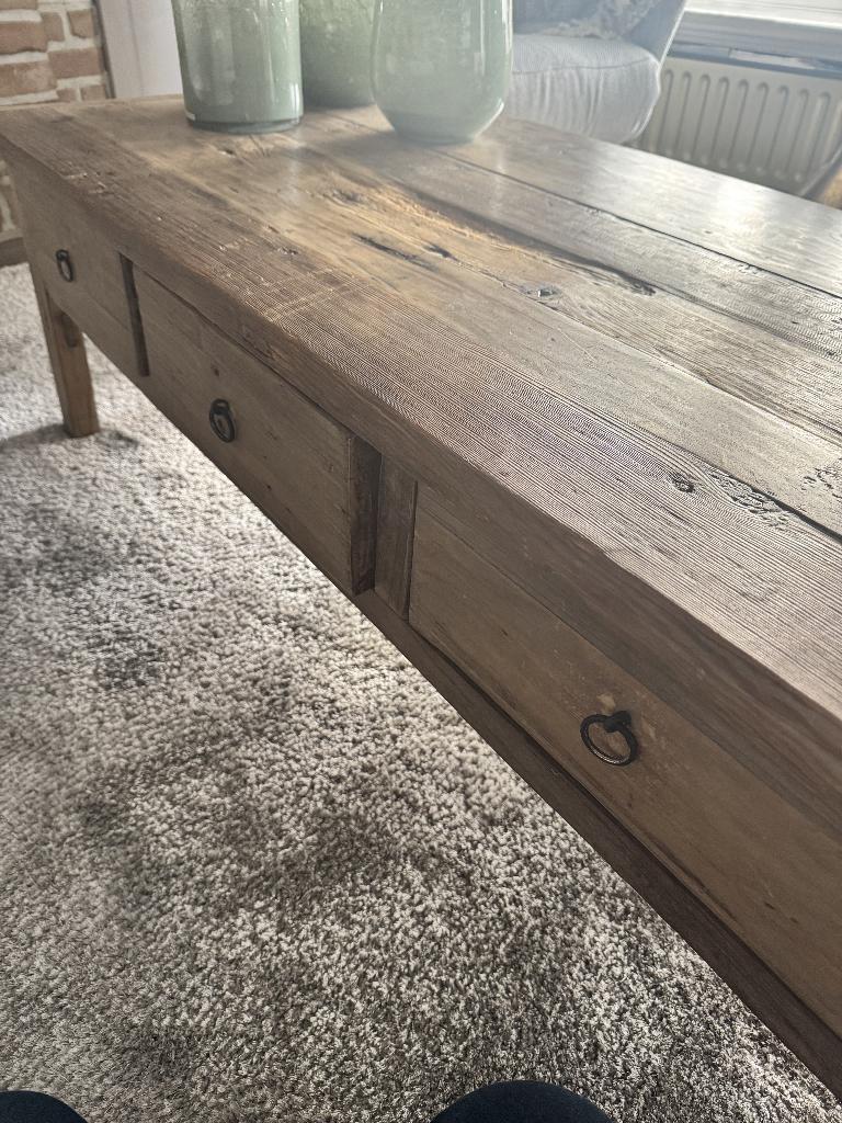 Salontafel landelijk, 100 à 150 cm, Moins de 50 cm, Landelijk, Enlèvement