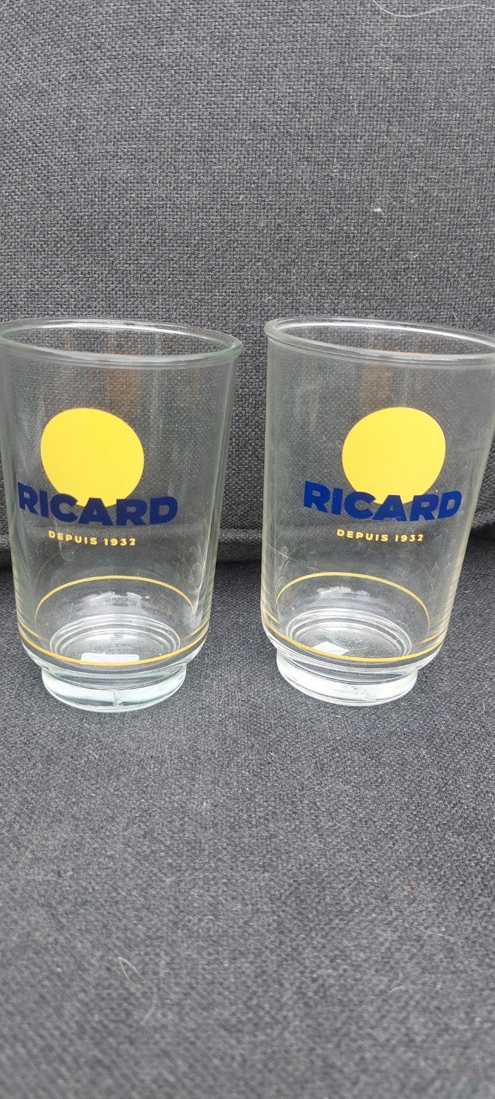 2 verres ricard  gros soleil, Enlèvement ou Envoi