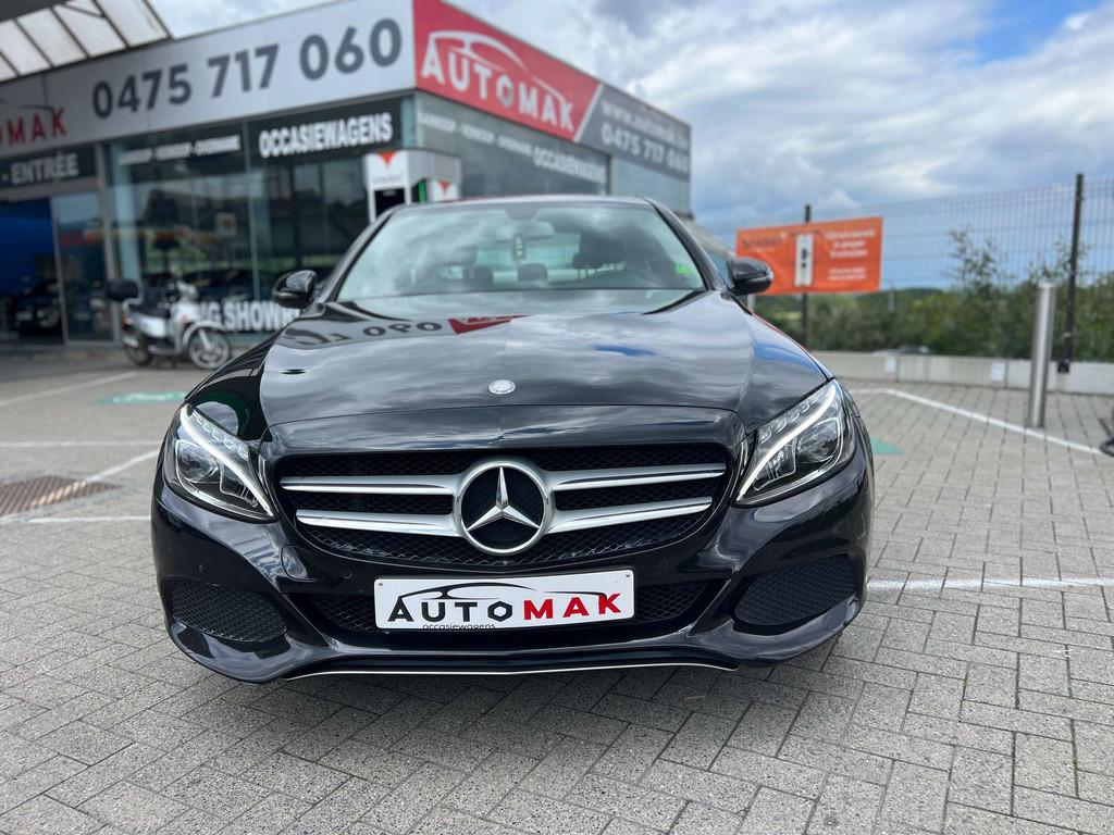 Mercedes-Benz C-Klasse 200 C 200 d Avantgarde (bj 2016), Auto's, Mercedes-Benz, 4 deurs, Gebruikt, 136 pk, Zwart
