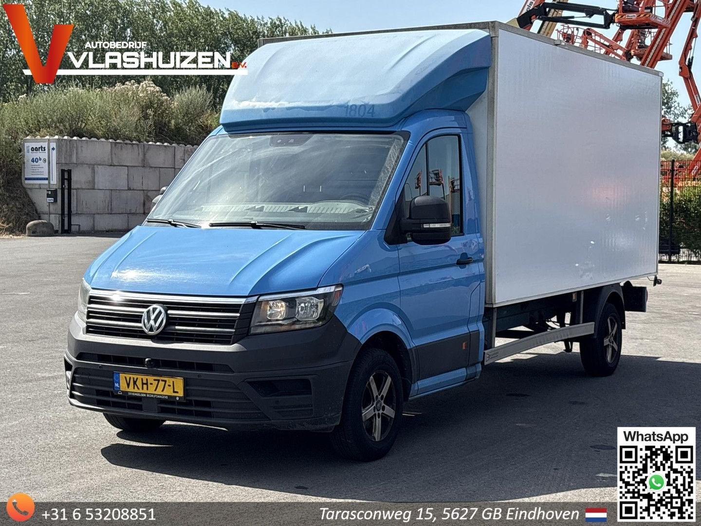 Volkswagen Crafter 35 2.0 TDI L4H3 | € 7.250,- NETTO! | Bakw, Blauw, Bedrijf, 277 g/km, ABS