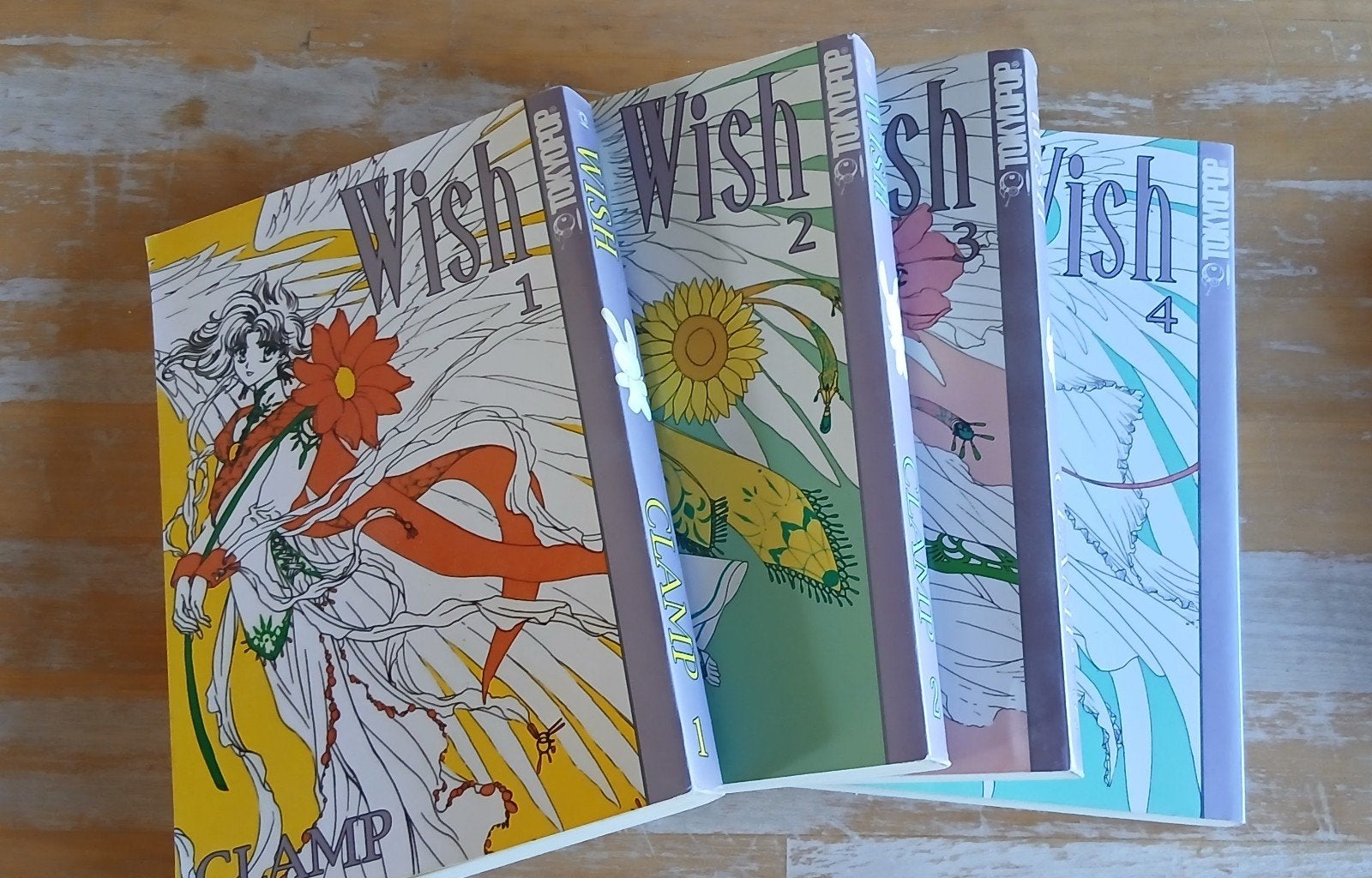 Manga: Wish clamp 1-4, Boeken, Strips | Comics, Meerdere comics, Ophalen of Verzenden, Gelezen, Japan (Manga)