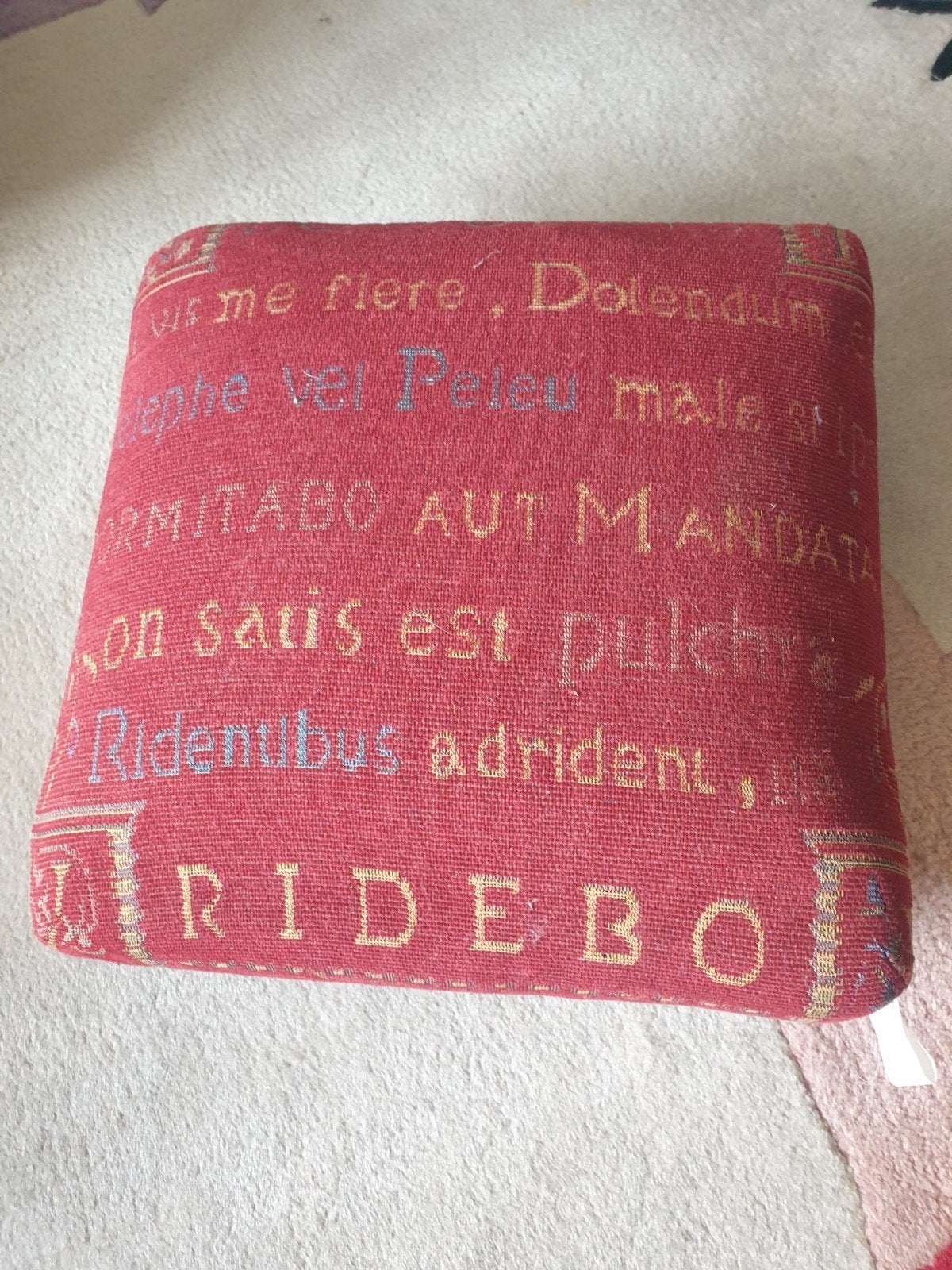 pouf antique, Enlèvement, Beige