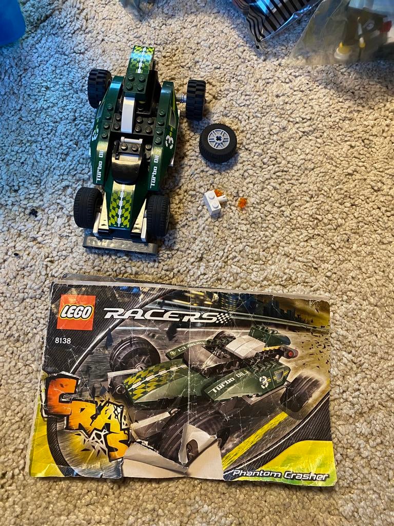 Lego Racers - phantom crasher, Ophalen, Lego, Zo goed als nieuw, Compleet