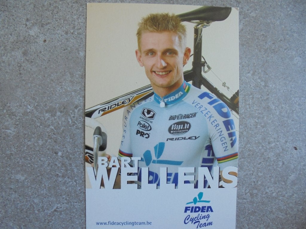 Wielerfoto Bart Wellens, Verzenden