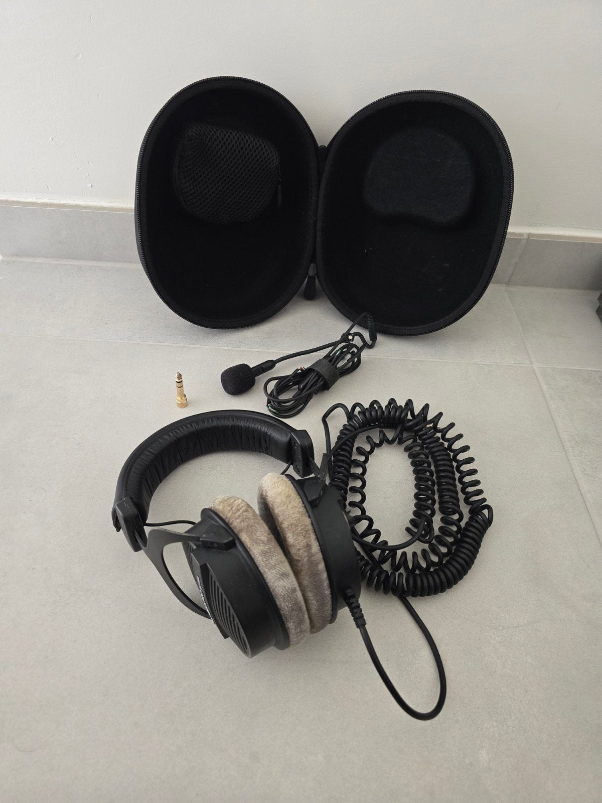 Beyerdynamic DT 990 PRO 250 ohm met USB modmic headset studi, Audio, Tv en Foto, Hoofdtelefoons, Ophalen of Verzenden, Beyerdynamic
