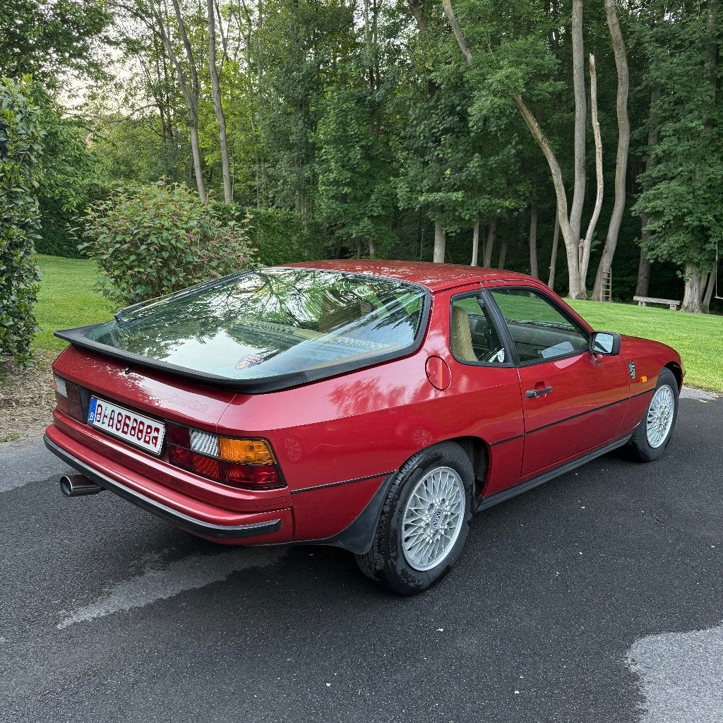 Porsche 924 turbo 1982 68.000 km, Rouge, Achat, Beige, 2 portes