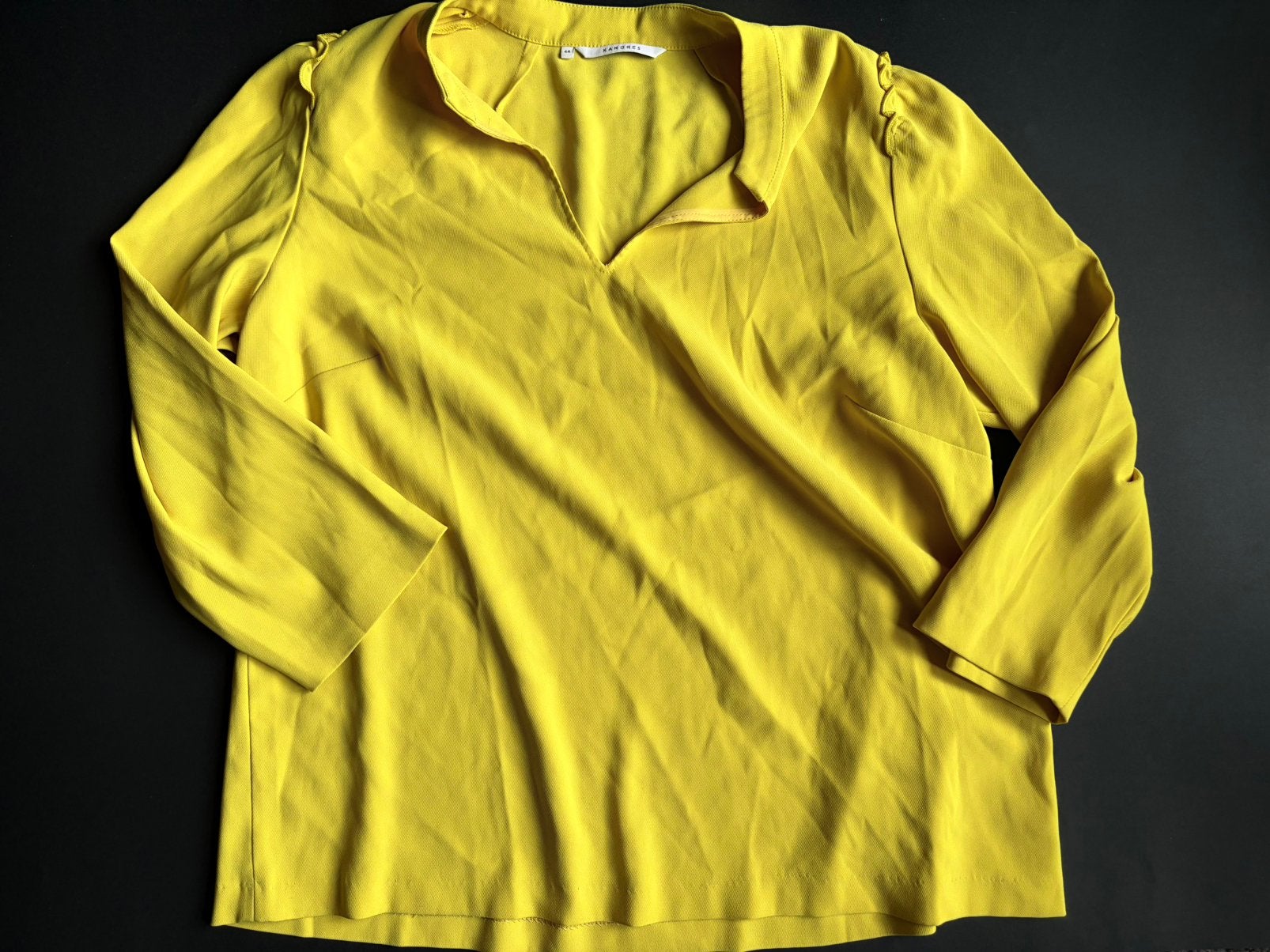 Blouse Xandres 44 jaune, Enlèvement ou Envoi, Comme neuf, Taille 42/44 (L), Jaune