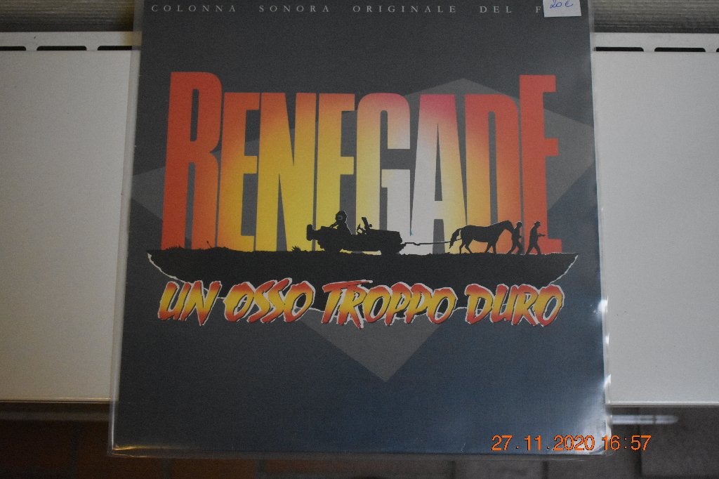 LP : Renegade un osso troppo duro, Cd's en Dvd's, Vinyl | Filmmuziek en Soundtracks, Beschermende buitenhoes, Ophalen of Verzenden