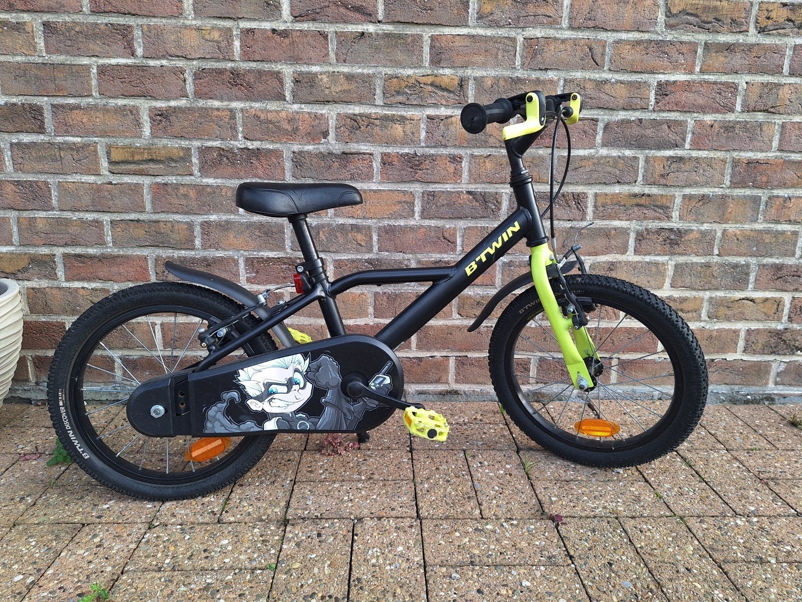 Kinderfiets, wielen 18, b'twin, Fietsen en Brommers, Ophalen, Gebruikt, 16 tot 20 inch, B,twin