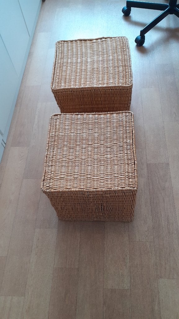 Rieten kubussen, Ophalen, Minder dan 55 cm, Gebruikt, Overige vormen