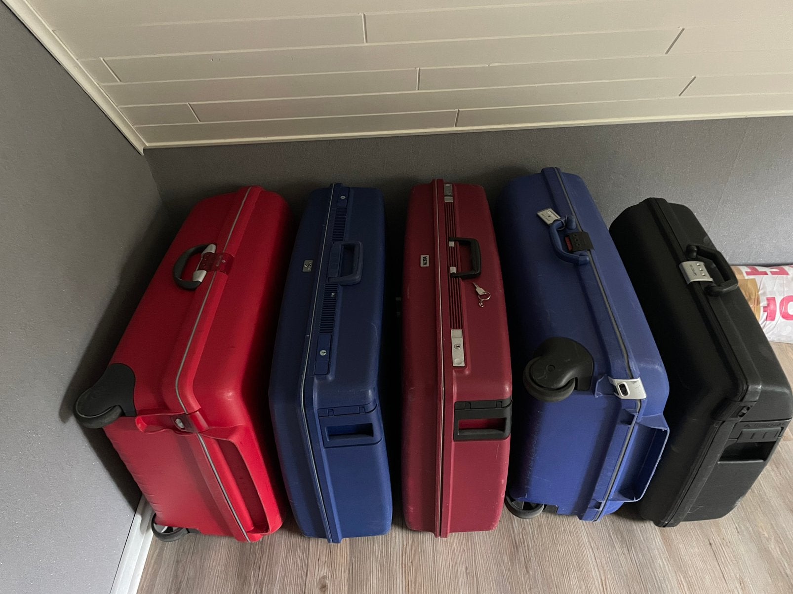 Reiskoffers, Ophalen, Gebruikt, Hard kunststof