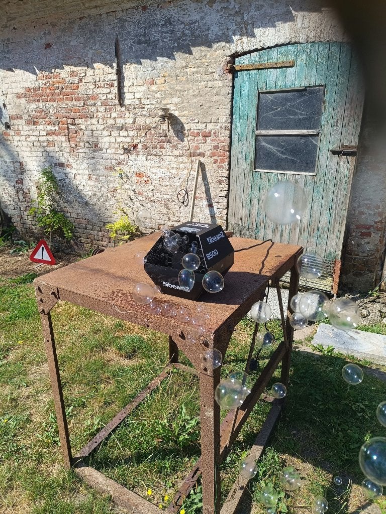 Bellenblaasmachine te huur via OmniRent, Enlèvement
