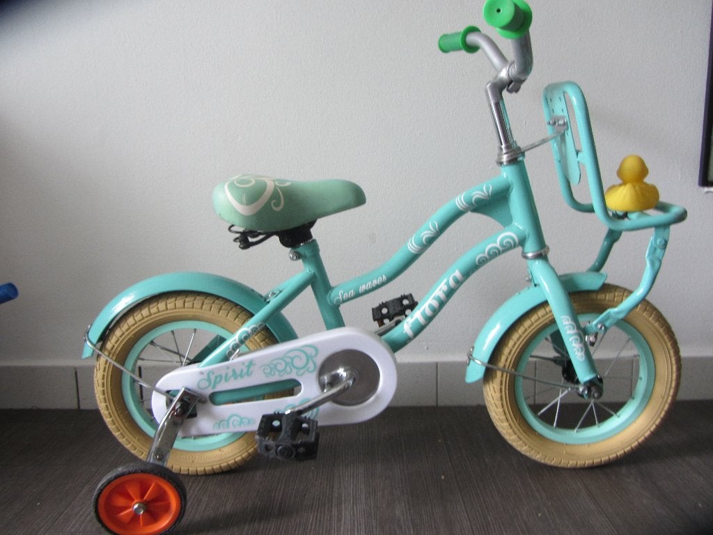 Prachtig eerste fietsje met zijwieltjes, 12.5 inch 3-5j, Ophalen, Zijwieltjes