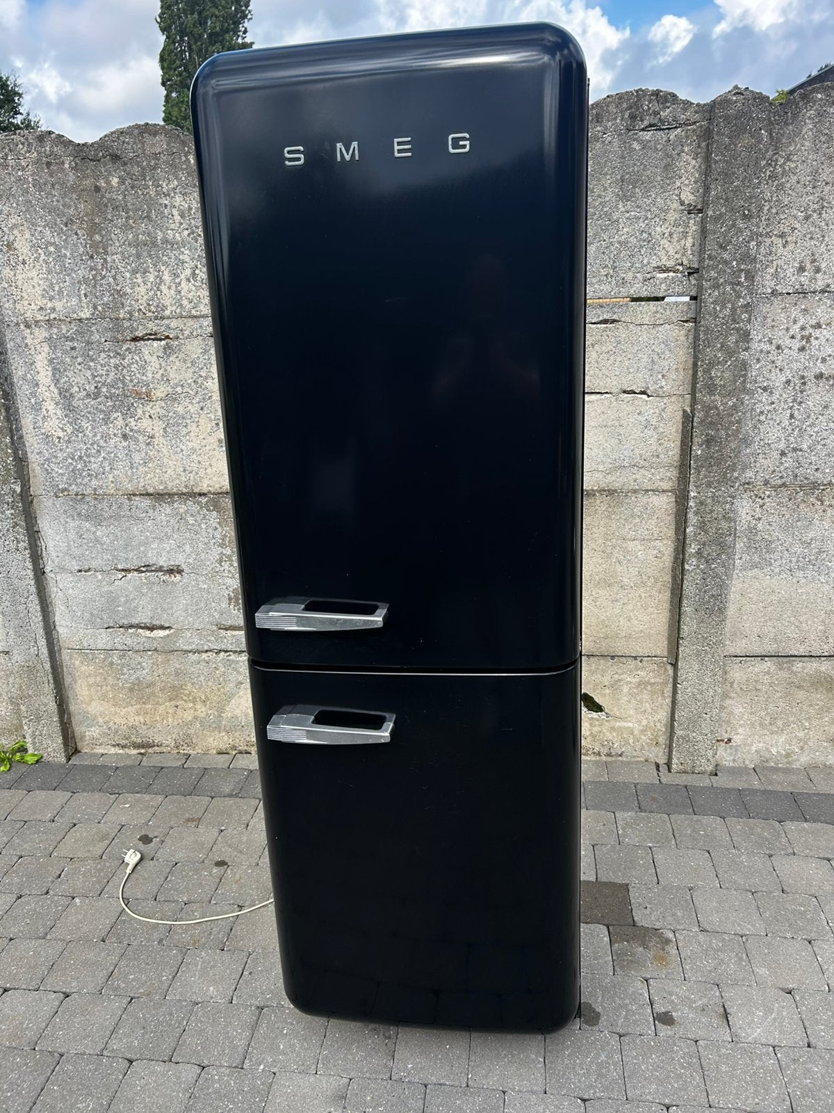Grote  koelkast smeg nette staat, Ophalen, Zo goed als nieuw