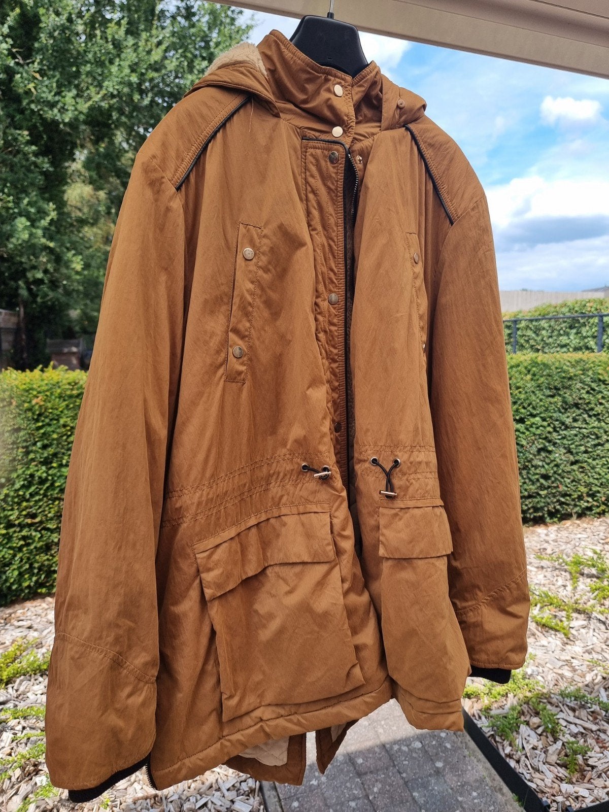 C&A winterjas – perfecte staat – maat 50 – warme beige ja, Beige, Ophalen of Verzenden, C&A, Jas of Mantel